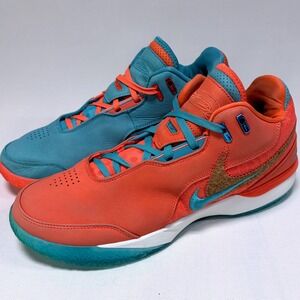 Nike LeBron James AMPD‎ South Beach Men's 11.5 Blue Coral Basketball FJ1566-401